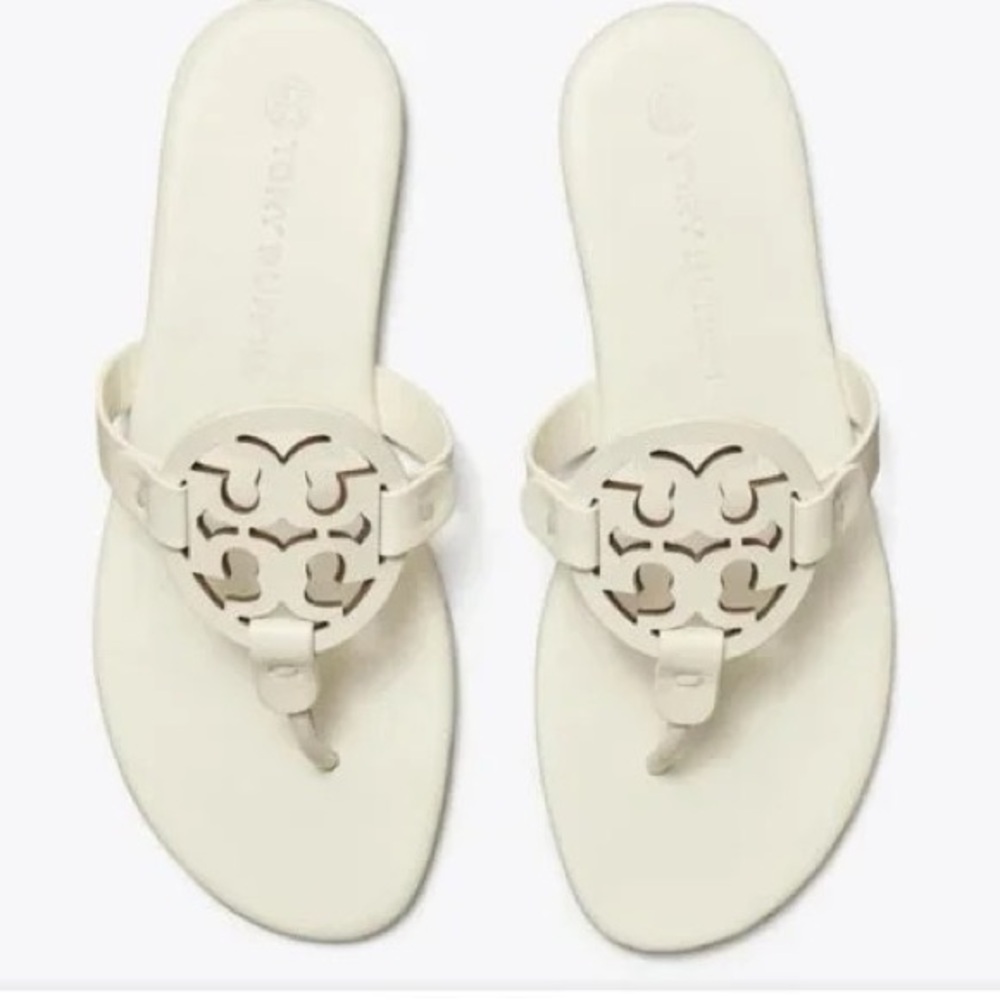Tory Burch Miller Knotted Sandal - New Ivory size 8.5